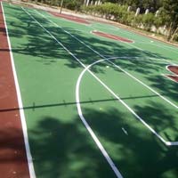 Acrylic tennis court
