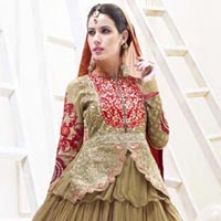 Fancy Zari Resham Embroidered Dress