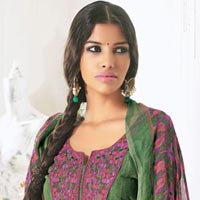 Beautiful Ethnic Wear Resham Embroidered Dress