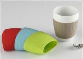 Ceramic Cup With Silicone Lid