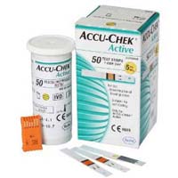 ACCU-CHEK Active 50 Blood Sugar Level Testing Kit