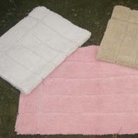 Texture Cotton Bath Mat