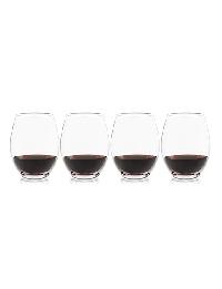 Outdoors Stemless RED glasses