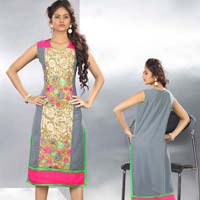 Df New Style Georgette Kurti