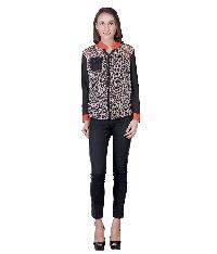 Shiks Vogue Leopard Print Shirt