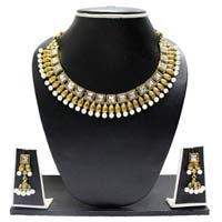 Zaveri Pearls Antique South Indian Necklace Set