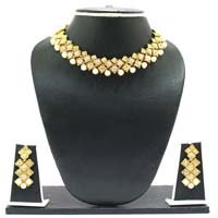 Zaveri Pearls Cubic Austrian Diamond Necklace Set