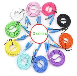 Colorful Smiley Face Flat LED USB Cable