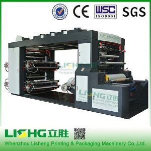 Stack Type Flexographic Printing Machine For Roll To Roll Plastic Film