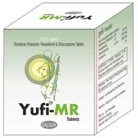 Yufi-MR Diclofenac paracetamol chlorzoxazoneTablets