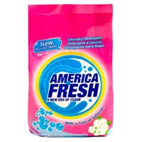 America Fresh Laundry Detergent Powder with Softener Pink Bag
