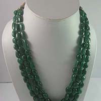 Dyed Beryl Green Smooth Nuggets Beads