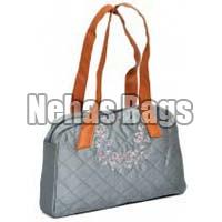 Handbags Manufacturers Suppliers Exporters In India Nhsl 005 Leather Handle Silk Handbag