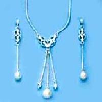 Silver Necklace Set