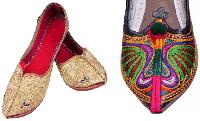 embroidered footwear