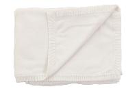 cotton cashmere white blanket