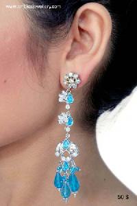 Rhodium Earrings