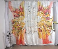 hand painted curtains
