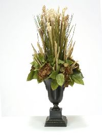3312# - Sarracenia grass millet hydrangeas bouquet