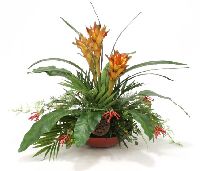 Bromeliads  Guzmania Palm Artificial Flower