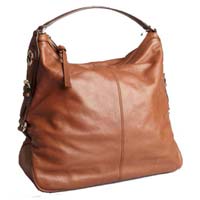 Fashionable Leather Hobo  Handbags  Chocolate Colour