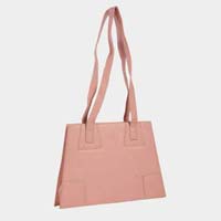 Ladies Cow Softy Nappa Plain Leather Handbag