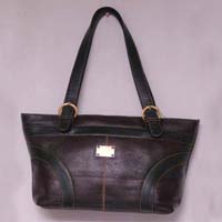 Ladies Dark Brown Leather Handbag