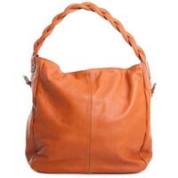 Ladies Tan Brown Leather Handbag