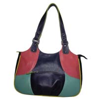 Ladise Leather Hand Bag  Multi Colour