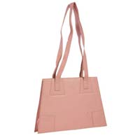 Ladise Leather Hand Bag Pink Colour