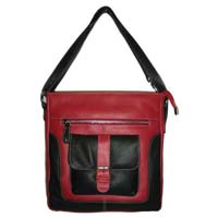 Ladies Leather Hand Bag Red