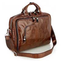 Leather  Office  Bags Brown Colour