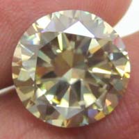 Yellow Moissanite Diamond