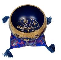 Tibetan Dark Blue Singing Bowls