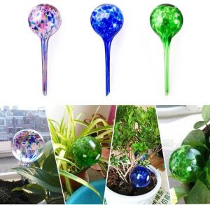 Glass Plant Watering Sphere Bulb Self Watering Tool
