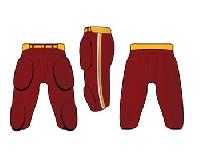 Brick-Red American Football Uniform Pants Supplier USA, UK