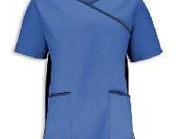 Blue Wrap Nursing Uniforms Suppliers