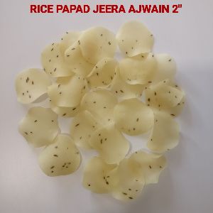 Jeera Ajawain Rice Papad