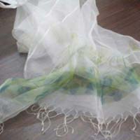 Hand Painted Organza Stoles
