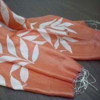 Wax Painted Silk Stoles