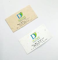 handmade paper visiting cards
