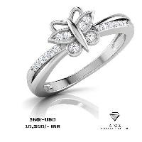 Silver Butterfly Ring