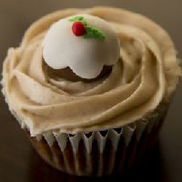 Christmas Pudding Cupcake