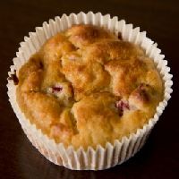 Raspberry White Chocolate Muffin