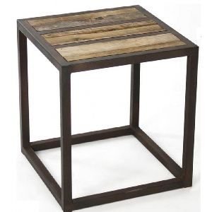 Iron wood side Table