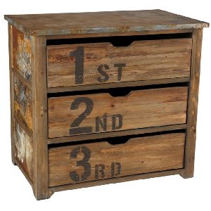 Rustic 3 Drawer Cabinet