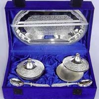 Silver Plated Brass Bowl Set
