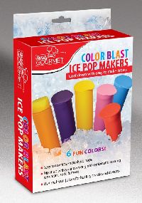 S/6 COLOR BLAST ICE POP MAKERS