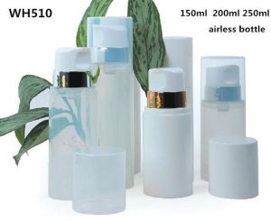 Big Volume 150ml 200ml 250ml Cylindrical Plastic PP Cosmetic Airless Bottle