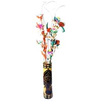 bamboo flower vase A